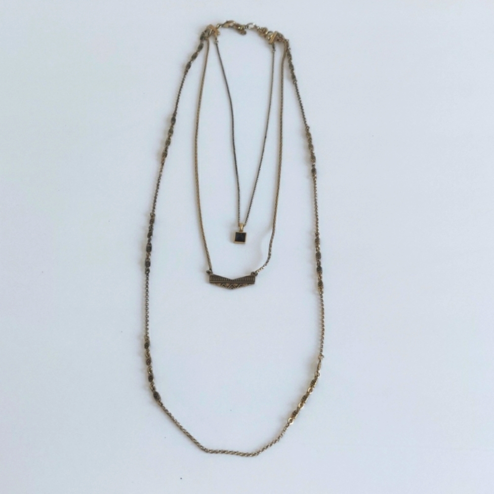 Lucky Brand 3 in 1 Layered Necklace